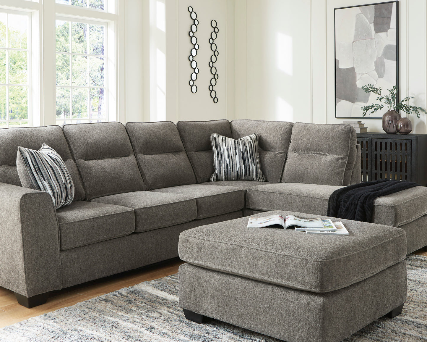 olten 2 Piece Sectional Sofa Set