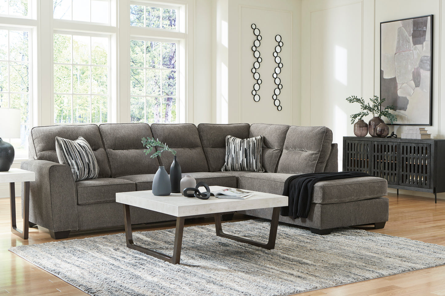 olten 2 Piece Sectional Sofa Set
