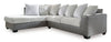 Clairette Court 2 Piece Sectional Sofa Set
