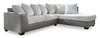 Clairette Court 2 Piece Sectional Sofa Set