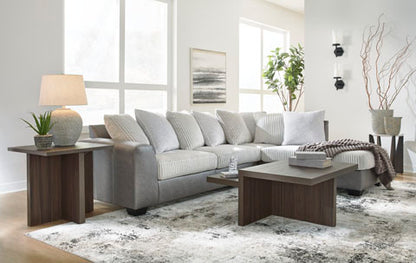 Clairette Court 2 Piece Sectional Sofa Set