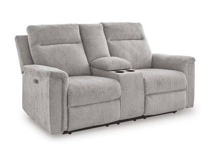 Barnsana Pwr Loveseat With Console