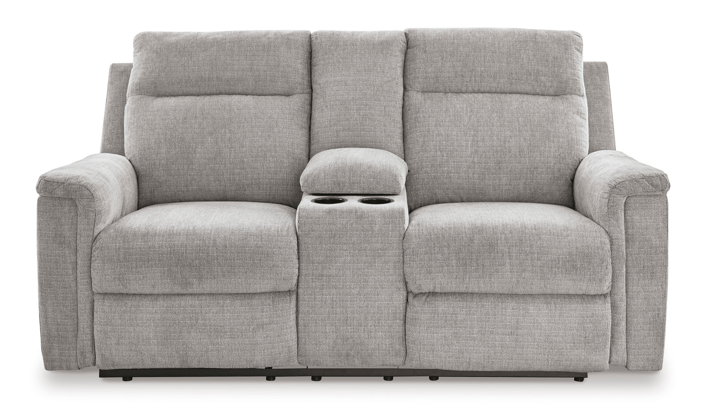 Barnsana Pwr Loveseat With Console
