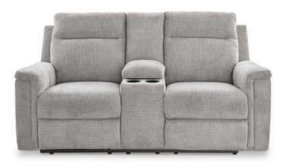 Barnsana Pwr Loveseat With Console