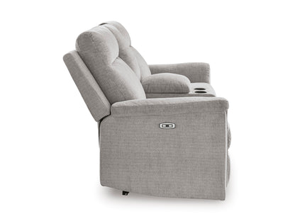Barnsana Pwr Loveseat With Console