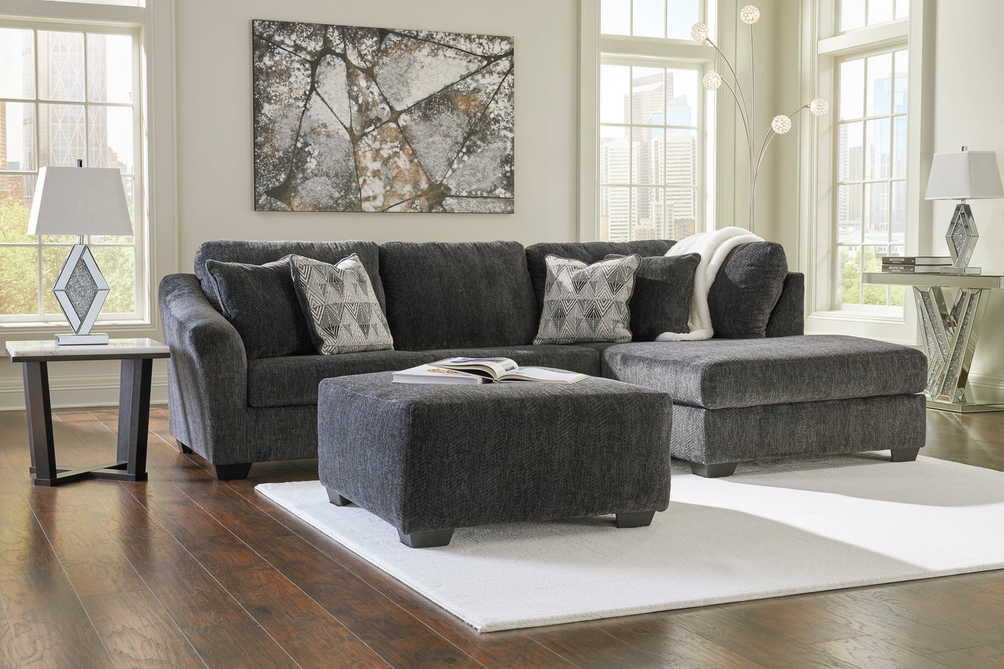 Biddeford 2 Piece Sectional Sofa Set