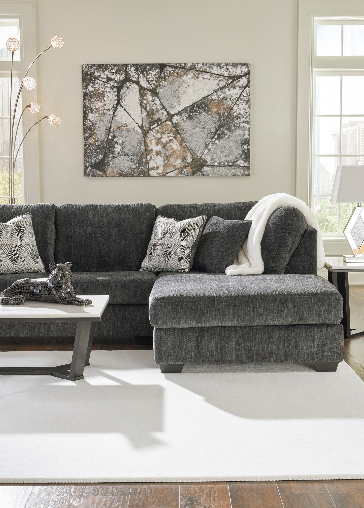 Biddeford 2 Piece Sectional Sofa Set