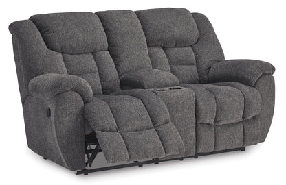 Foreside Loveseat With Console
