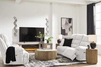 Technique Rec Pwr Sofa With Drop Down Table