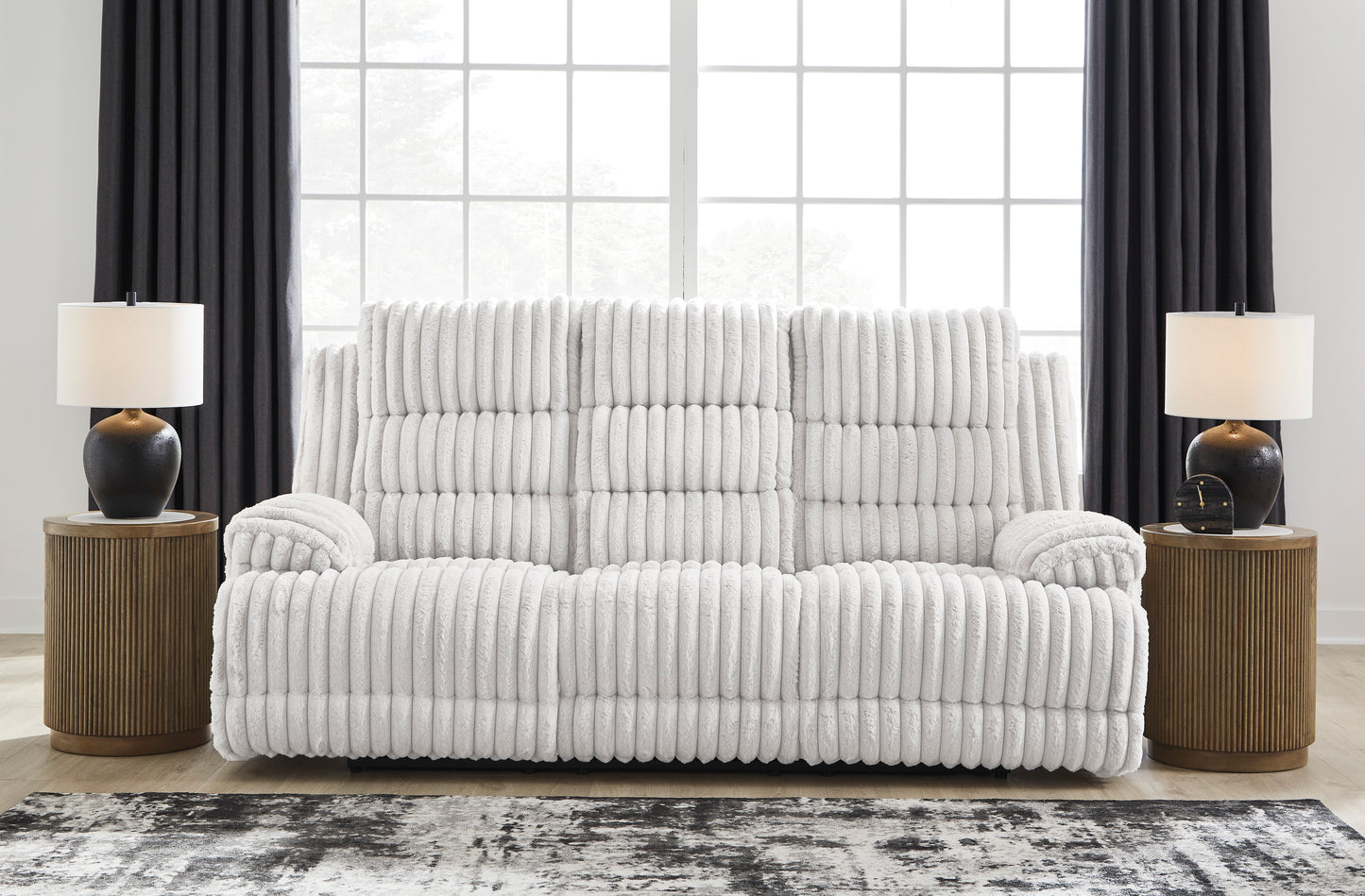 Technique Rec Pwr Sofa With Drop Down Table