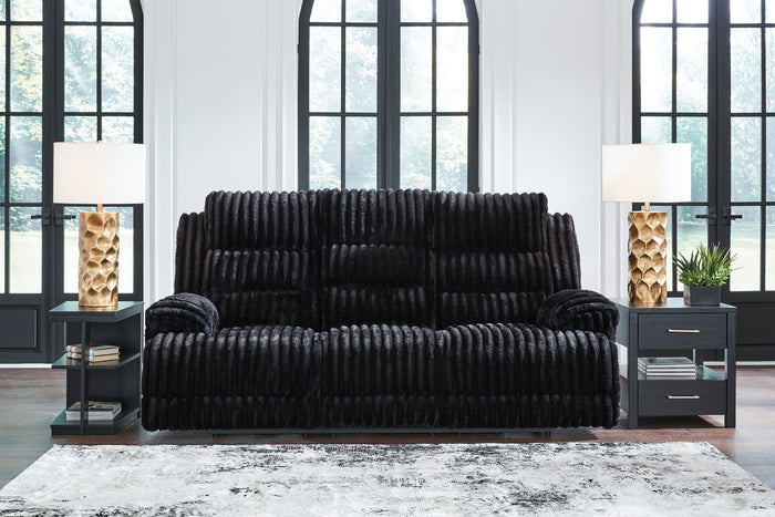 Technique Rec Pwr Sofa With Drop Down Table