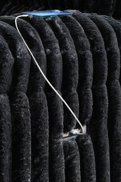 Technique Rec Pwr Sofa With Drop Down Table