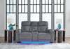 Forest Lake Loveseat With Console With Headrest