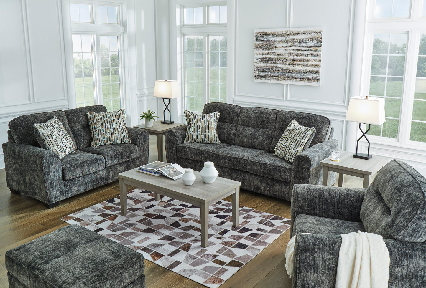 Lonoke Sofa Set (3+2+1)
