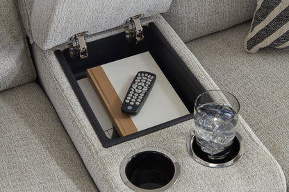 Jasperson Loveseat With Console With Headrest