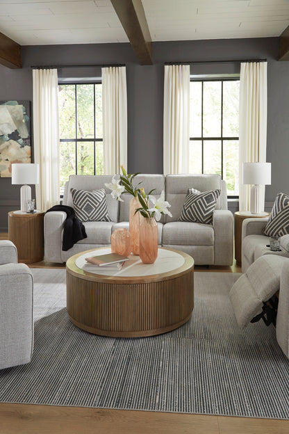 Jasperson Loveseat With Console With Headrest