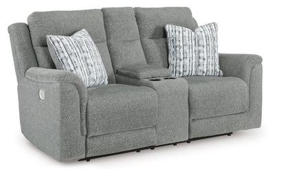 Overflow Loveseat With Console With Headrest