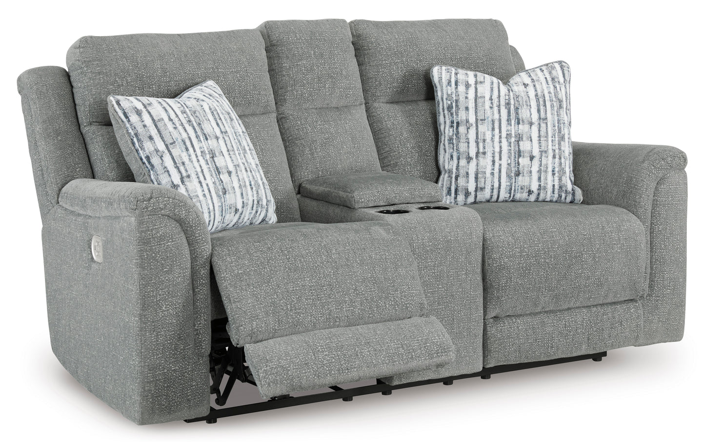 Overflow Loveseat With Console With Headrest