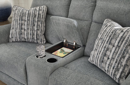 Overflow Loveseat With Console With Headrest