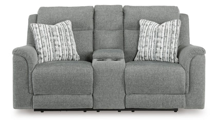 Overflow Loveseat With Console With Headrest