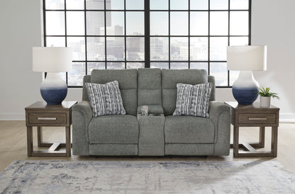 Overflow Loveseat With Console With Headrest