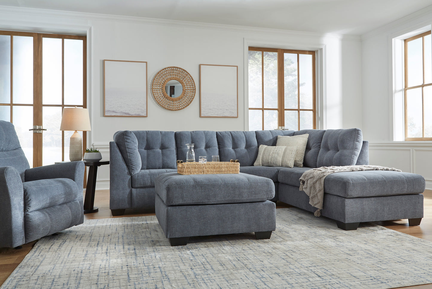 Marleton 2 Piece Sectional Sofa Set