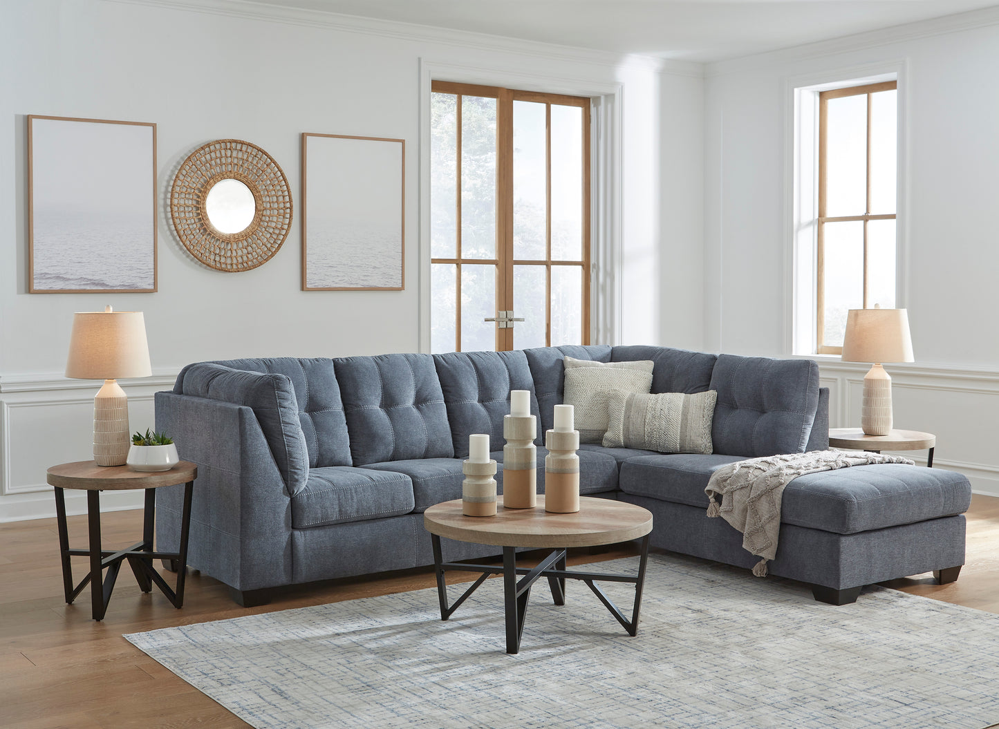 Marleton 2 Piece Sectional Sofa Set