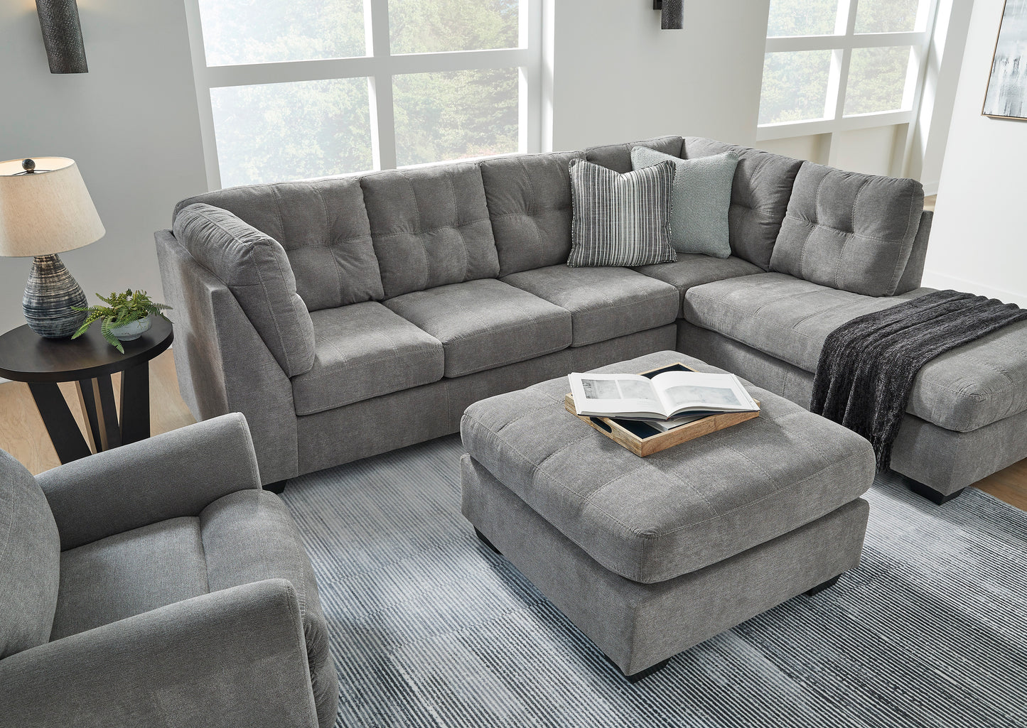 Marleton 2 Piece Sectional Sofa Set