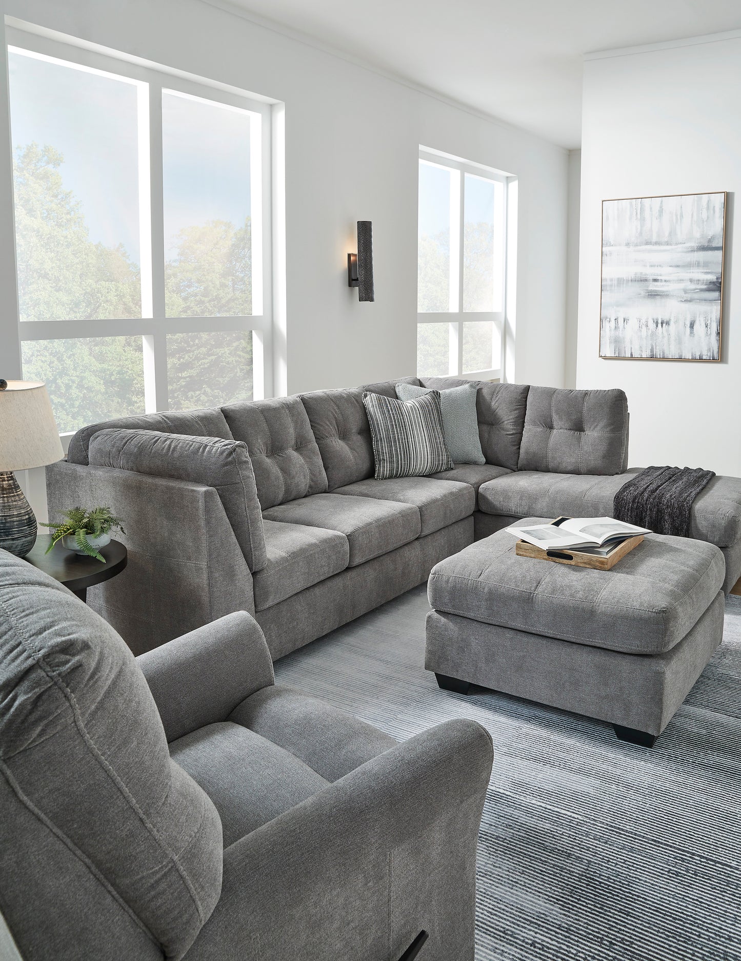Marleton 2 Piece Sectional Sofa Set