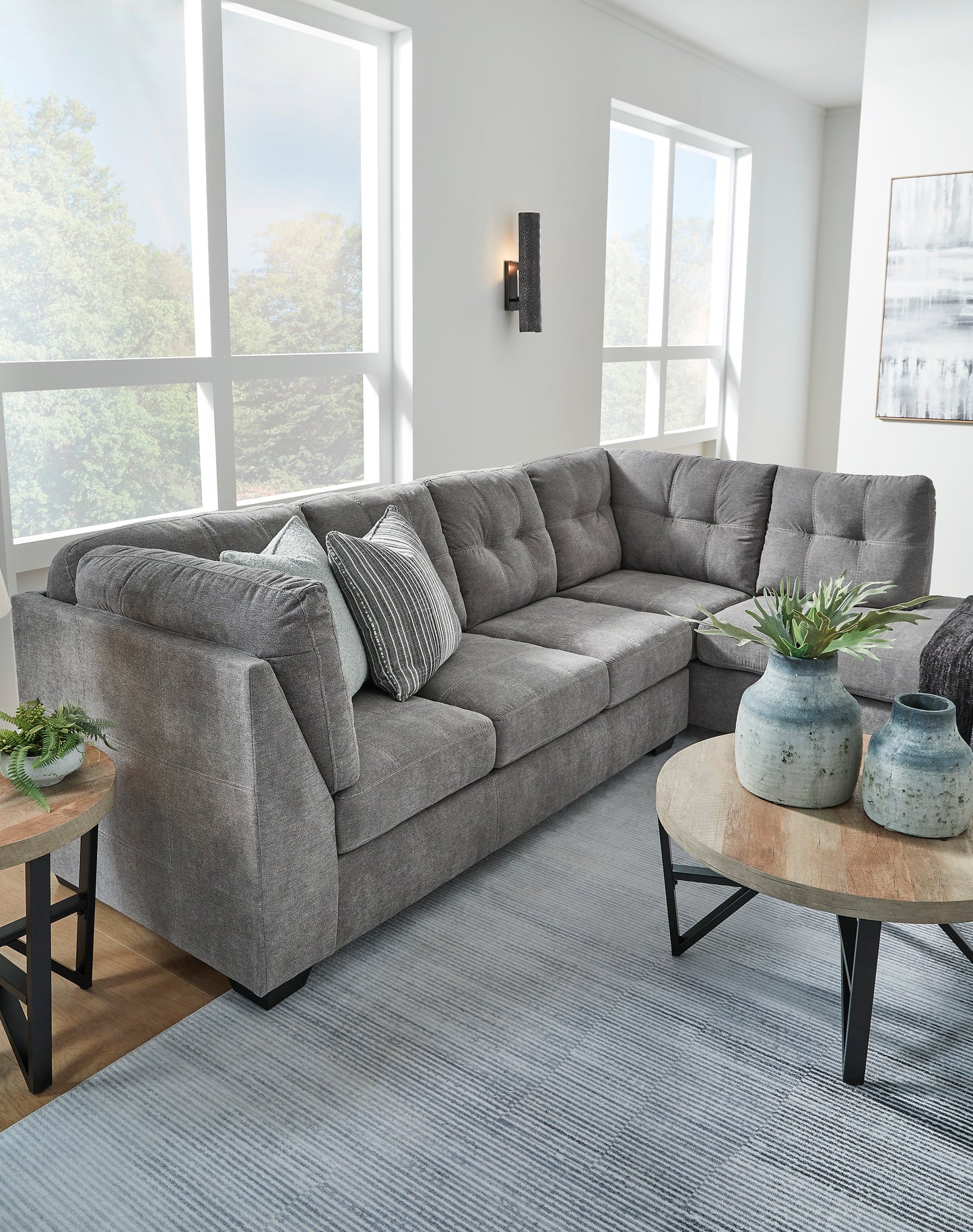 Marleton 2 Piece Sectional Sofa Set