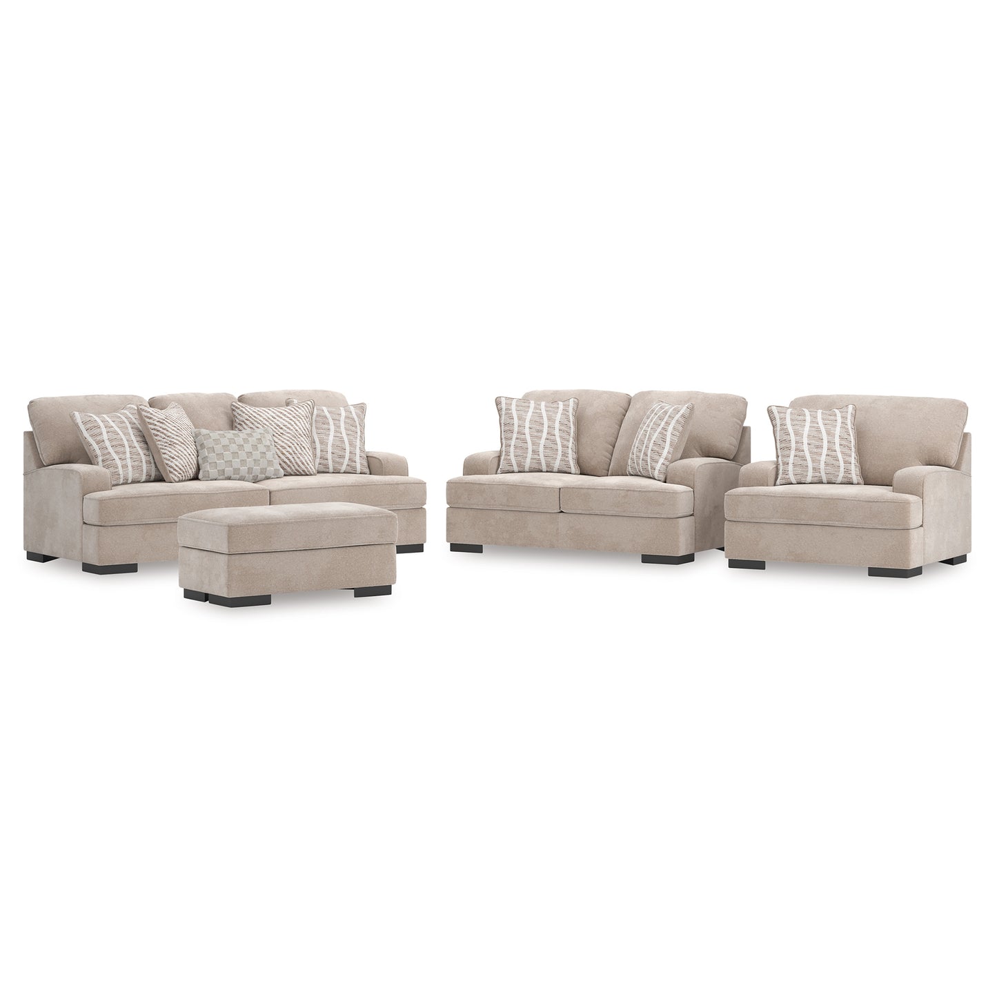 High Profile Sofa Set (3+2+1)