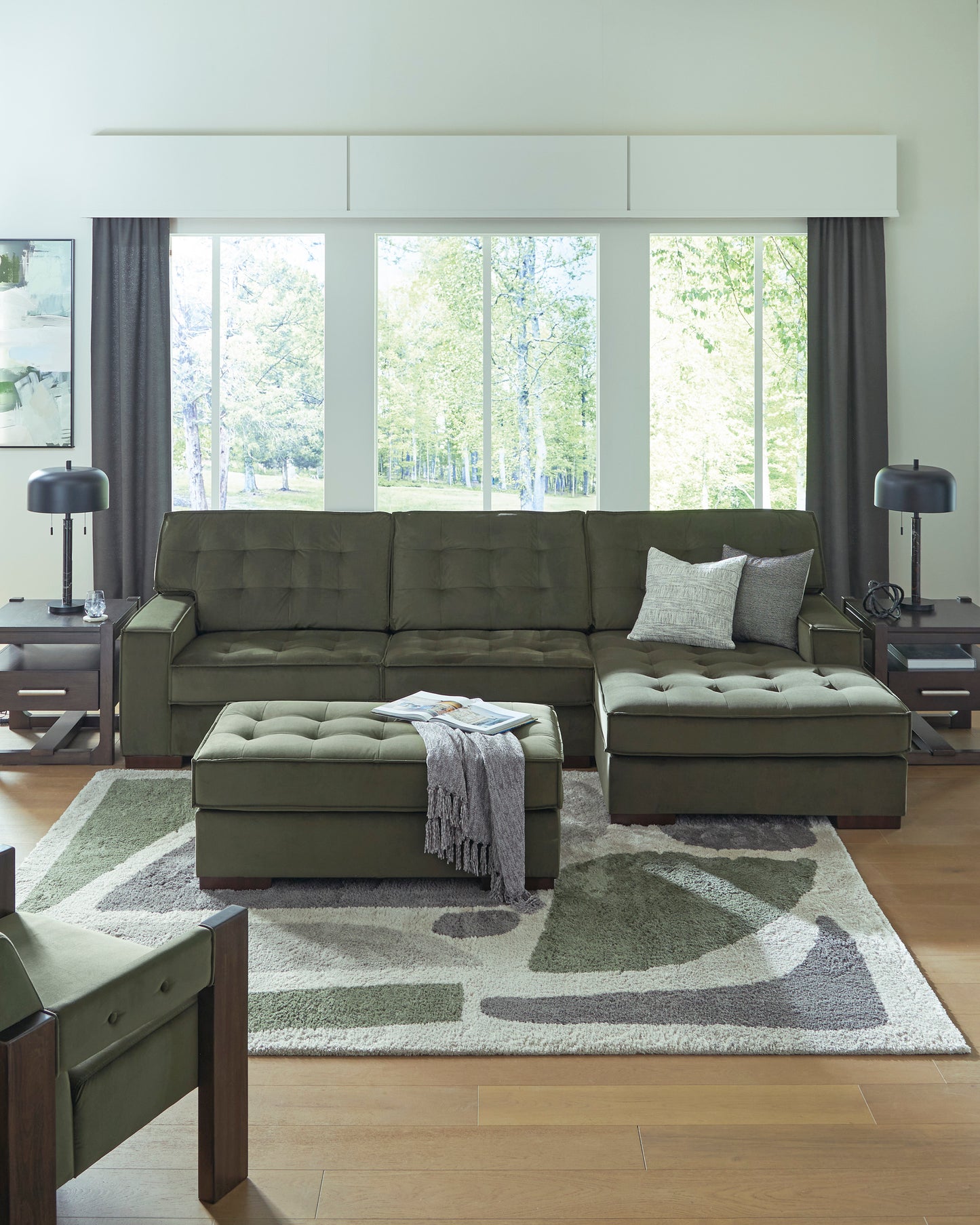 Chalcombe 2 Piece Sectional Sofa Set