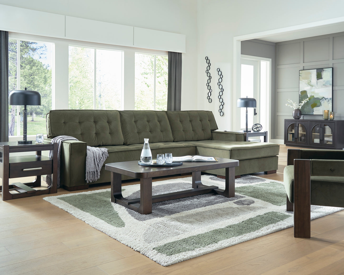 Chalcombe 2 Piece Sectional Sofa Set
