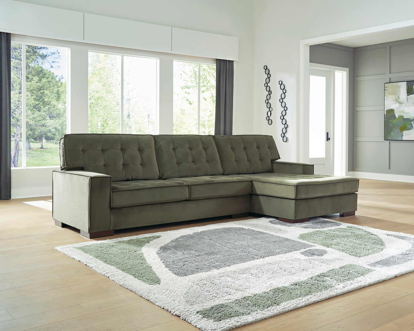Chalcombe 2 Piece Sectional Sofa Set