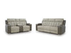 Stately Check Sofa With With Headrest