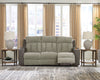 Stately Check Sofa With With Headrest