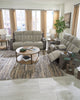 Stately Check Sofa With With Headrest