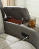 Stately Check Sofa With With Headrest