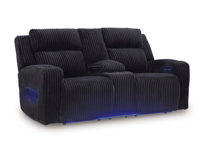 Twinbrooke Loveseat With Console With Headrest