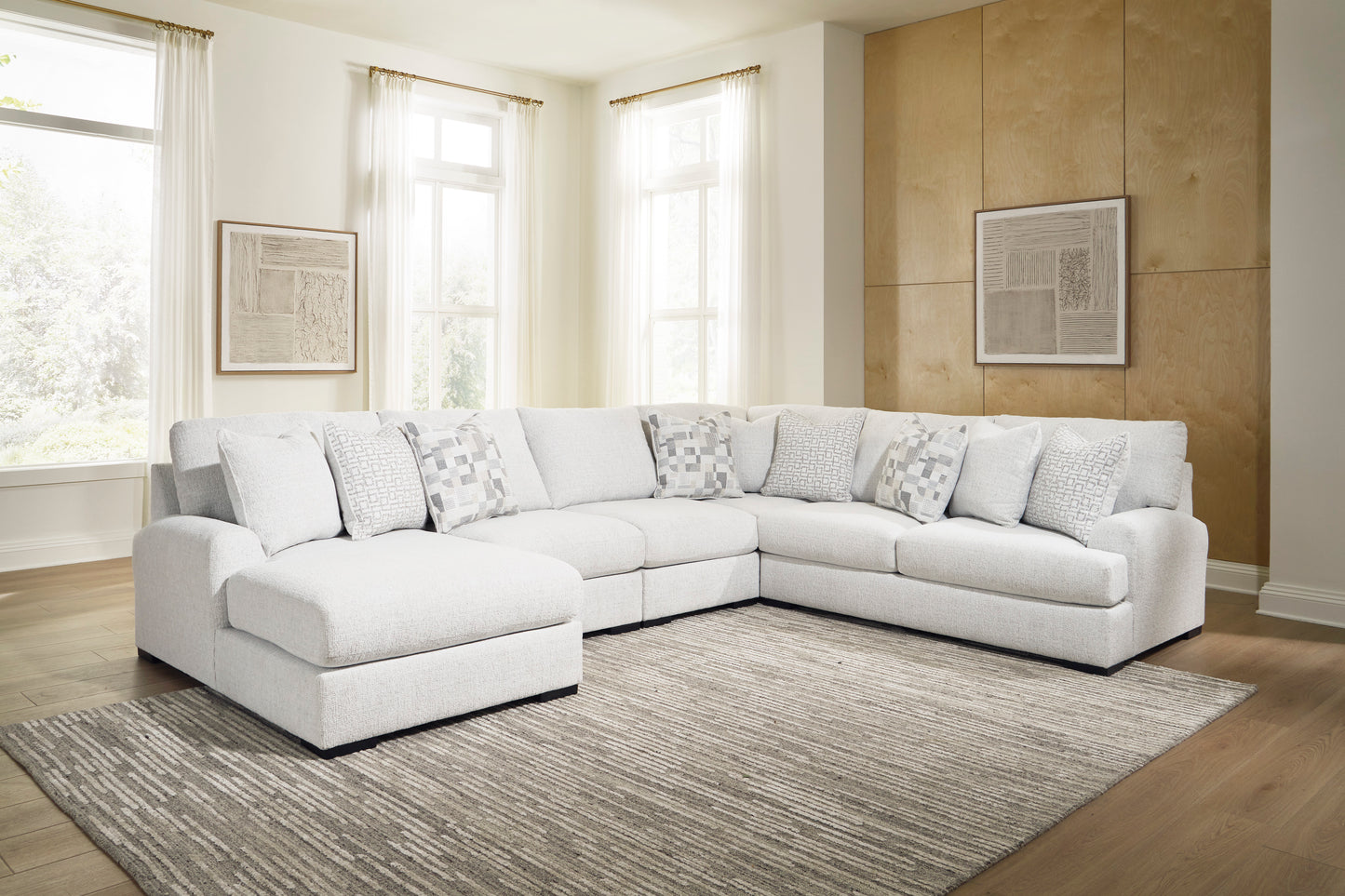 Wynncroft manor 5 piece sectional