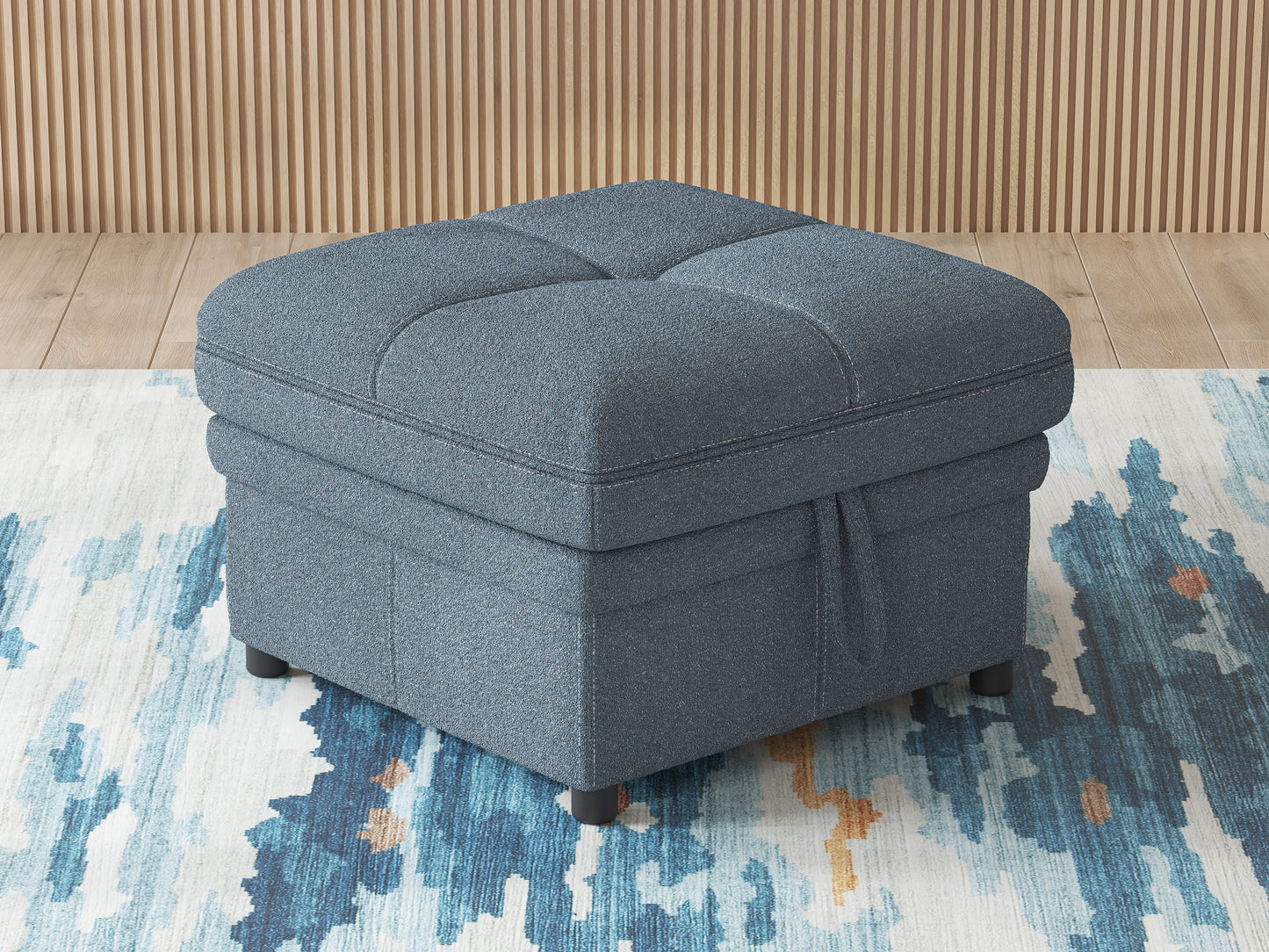 Ruffner  Ottoman with storage