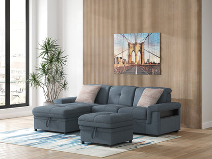 Ruffner  Ottoman with storage