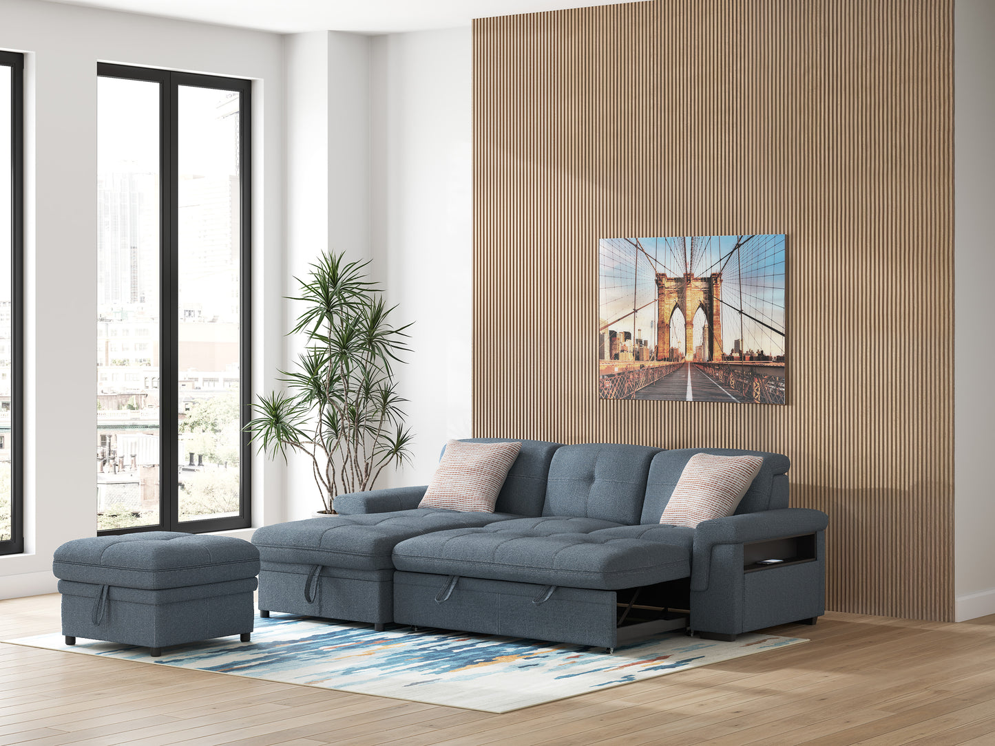 Ruffner 2 Piece Sectional Sofa Set