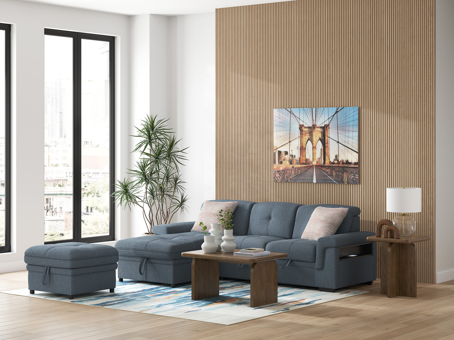 Ruffner 2 Piece Sectional Sofa Set