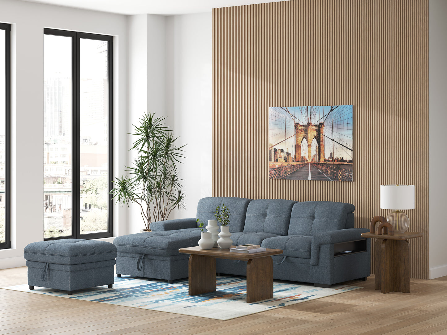 Ruffner 2 Piece Sectional Sofa Set