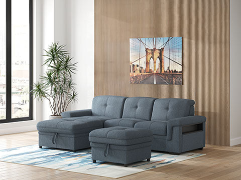 Ruffner  Ottoman with storage