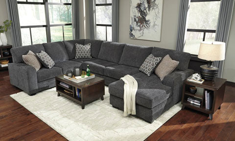 Tracling 3 pieces Right Sectional Sofa Set