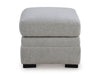 Ivory Brook Ottoman
