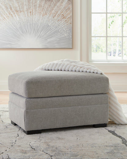 Ivory Brook Ottoman