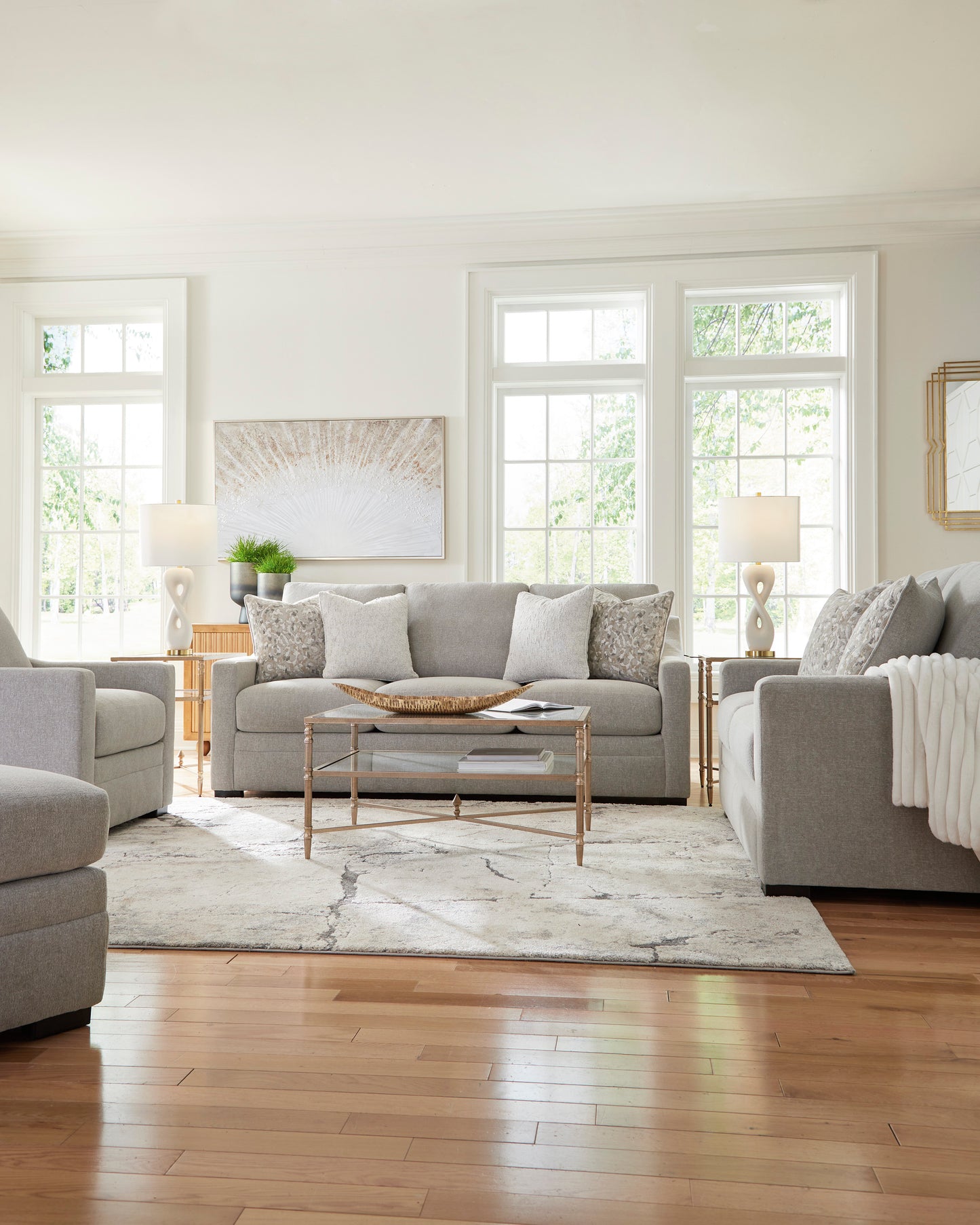 Ivory Brook Sofa Set (3+2+1)